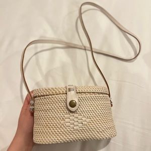 Zara Mini woven cross body purse
